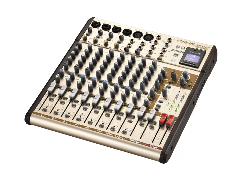 MIXER ANALOG PHONIC AM12GE - Ảnh 1
