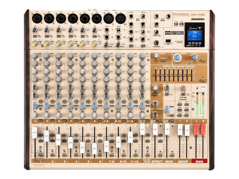 MIXER ANALOG PHONIC AM14GE - Ảnh 1