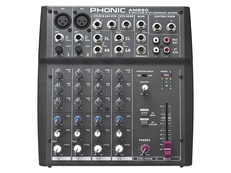 MIXER ANALOG PHONIC AM220 - Ảnh 1