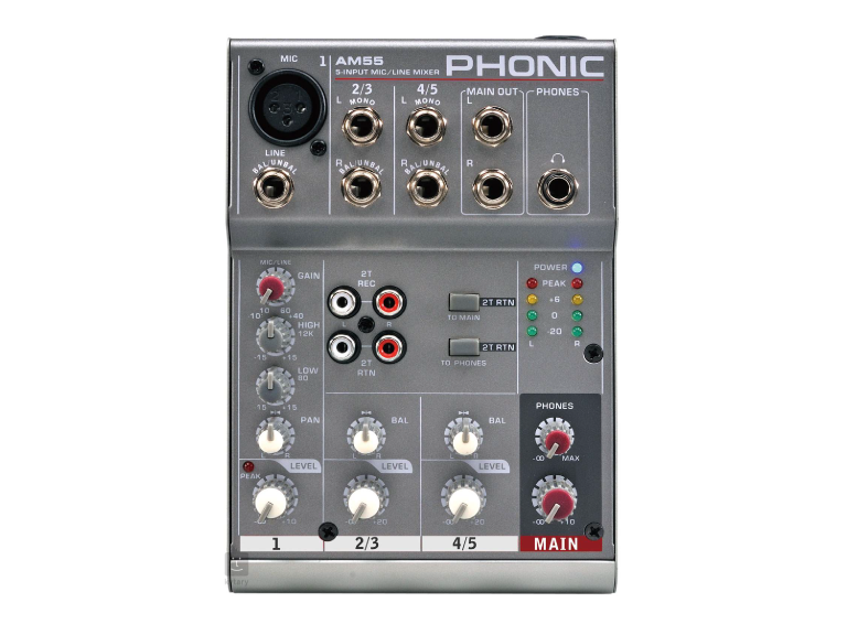 MIXER ANALOG PHONIC AM55 - Ảnh 1
