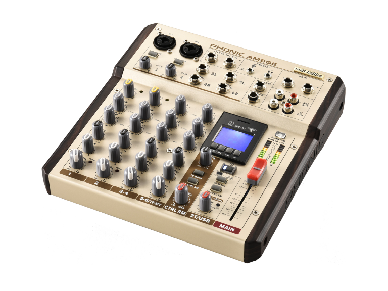 MIXER ANALOG PHONIC AM6GE - Ảnh 1