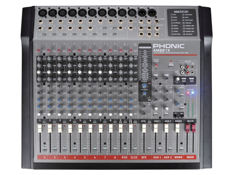 MIXER ANALOG PHONIC AM821X - Ảnh 1