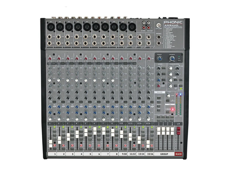 MIXER ANALOG PHONIC AM844D - Ảnh 1
