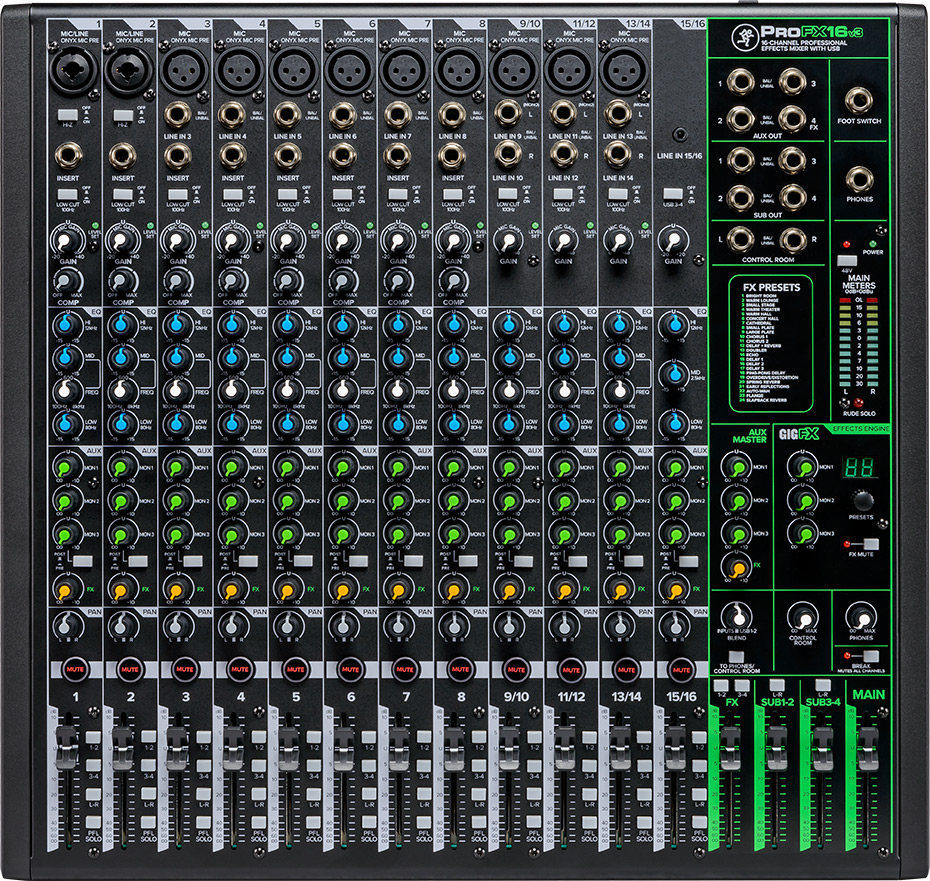 Mixer Mackie ProFX16v3