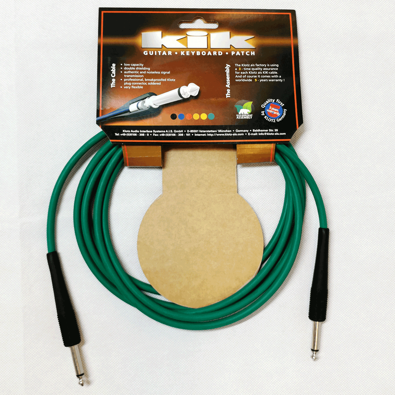 DÂY CÁP TÍN HIỆU NHẠC CỤ KLOTZ KIK3.OPPGN - Ảnh 1