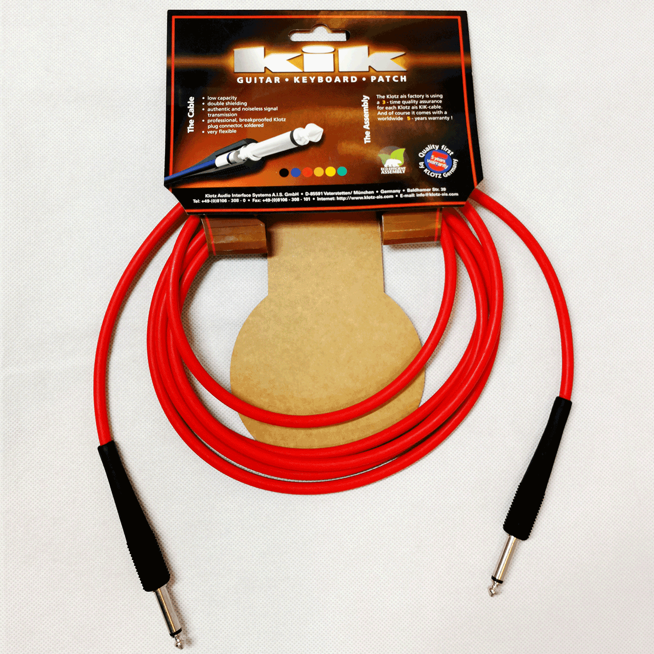 DÂY CÁP TÍN HIỆU NHẠC CỤ KLOTZ KIK3.OPPRT - Ảnh 1