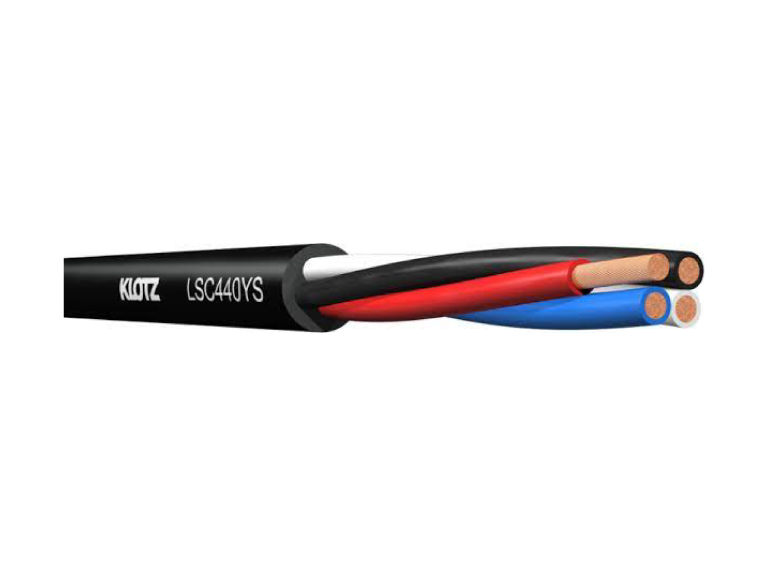 DÂY LOA KLOTZ LSC440YS.100 (4x 4.0mm² PVC speaker cable, black) - Ảnh 1
