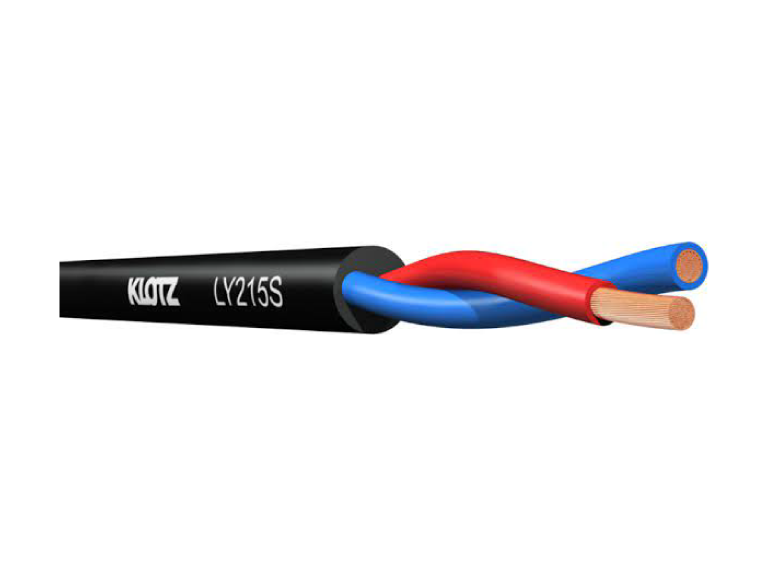 DÂY LOA KLOTZ LY215S.100 (2x 1.5mm² PVC twinax speaker cable, black) - Ảnh 1