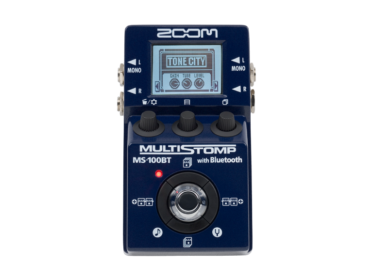 PEDAL GUITAR BLUETOOTH ZOOM MS 100BT - Ảnh 1