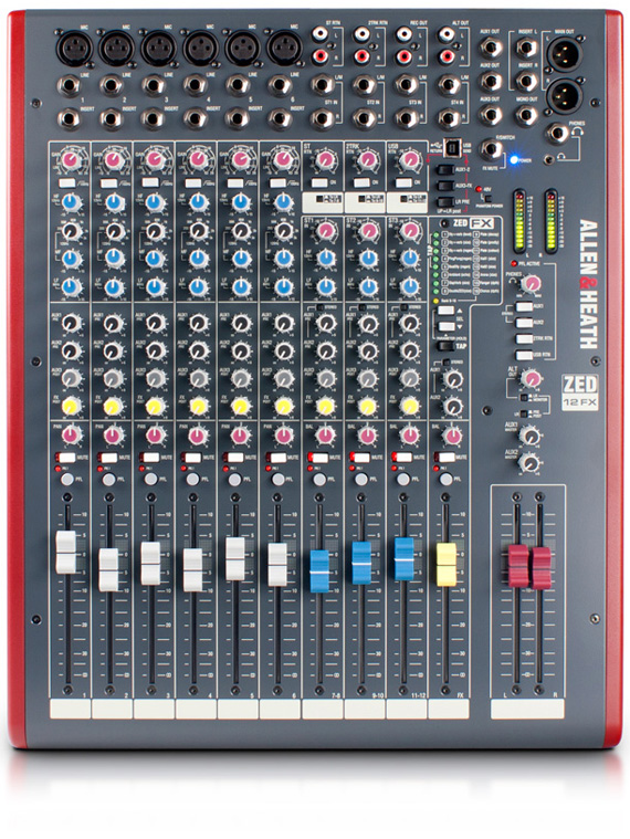 Mixer analog Allen & Heath ZED-12FX - Ảnh 1
